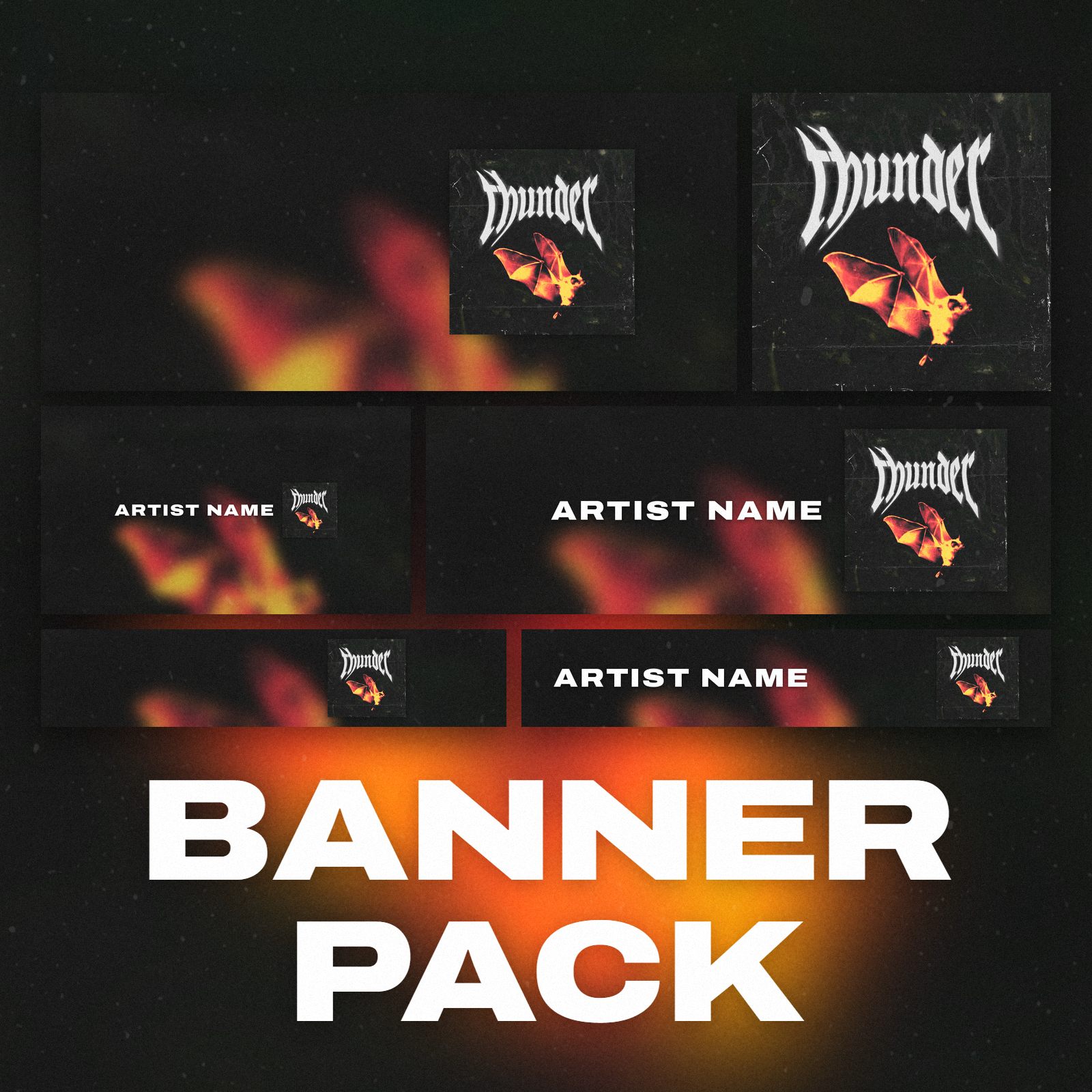 Profile Banner Pack: headers and avatar made from one cover
